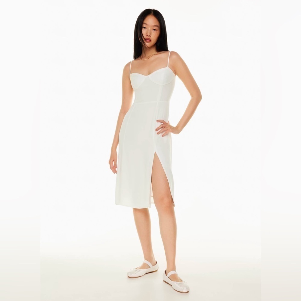 NWT Aritzia Sunday Best Violi Midi in Light Birch, Size L